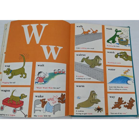 The Cat In The Hat Dictionary By The Cat Himself P.D. Eastman Vintage 1964 - Picture 11 of 16